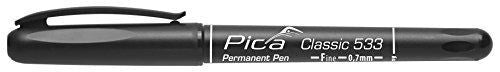Pica-Marker 533/46 marcatore permanente Punta a ogiva/sottile Nero 1 pz