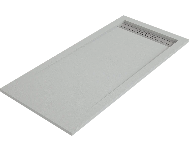 Piatto doccia BIDAI 90x180 cm Nuvola griglia in acciaio
