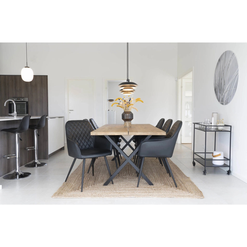 Tappeto Rettangolare Bombay, Marrone, Juta, 240x180x1 cm