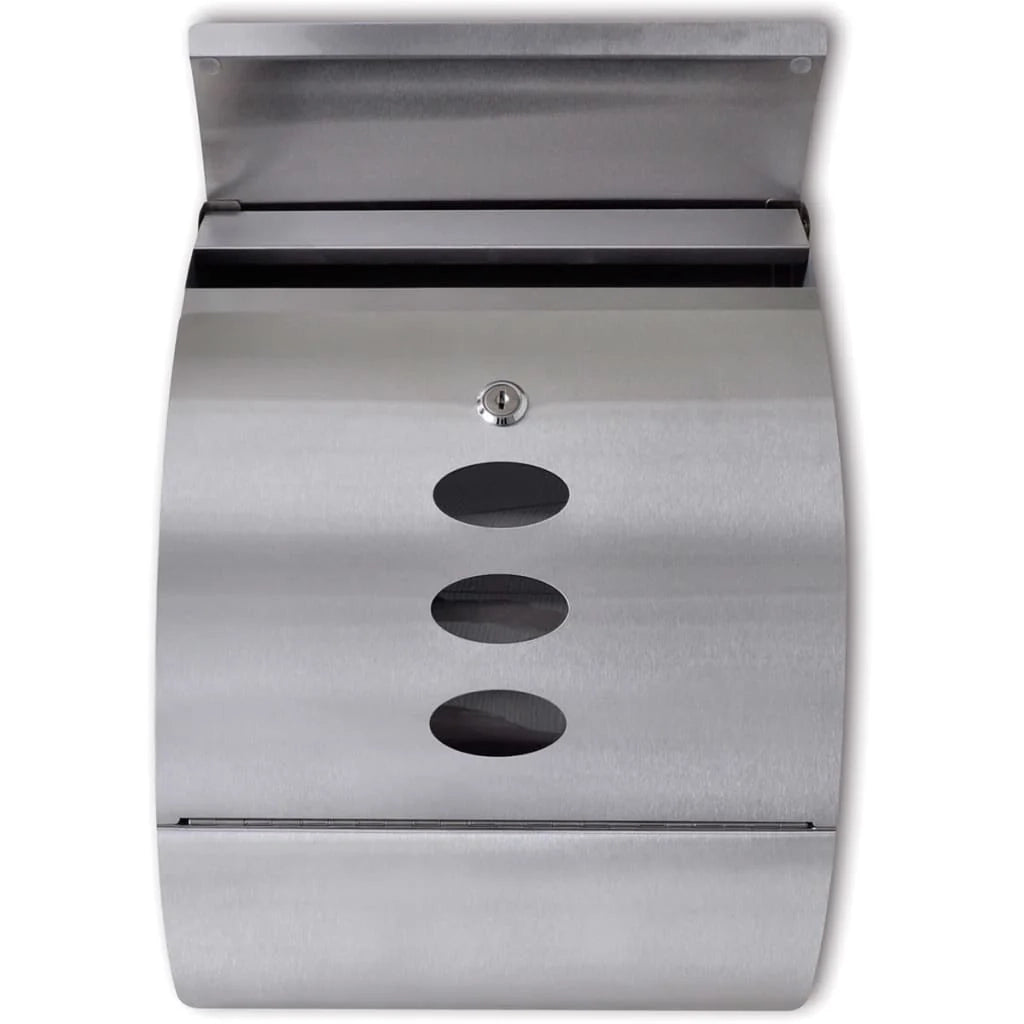 Cassetta postale in acciaio inox argento 02_0041551