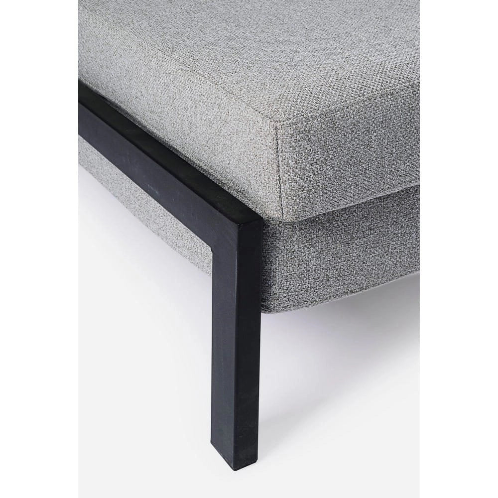 Divano Letto 2 Posti Acciaio Beige Moderno da Interno - ASHTON