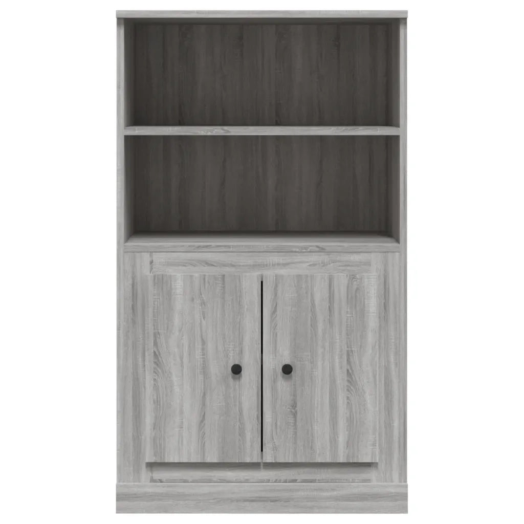 Credenza | Madia | Buffet da pranzo | Armadio da pranzo Grigio Sonoma 60x35,5x103,5 cm in Legno Multistrato