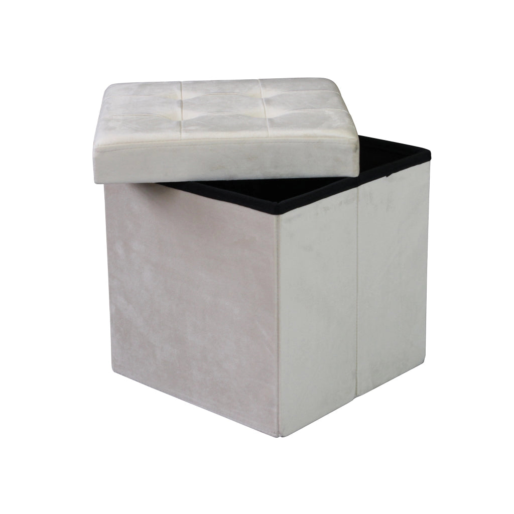 Pouf contenitore in velluto - VELVET