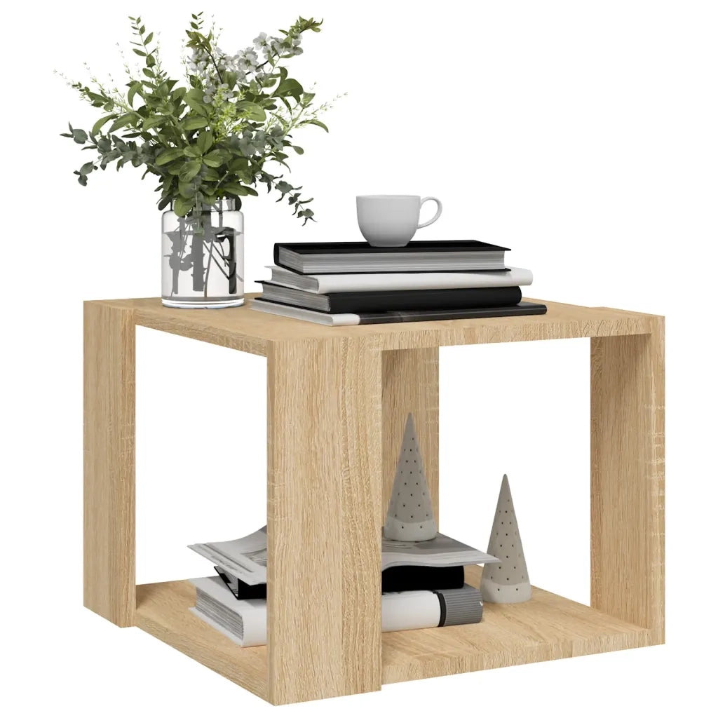 Tavolino da Salotto Rovere Sonoma 40x40x43 cm Legno Multistrato
