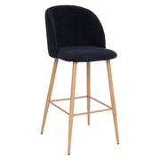 SGABELLO HEAVEN 48X56XH106CM BLU NOTTE IN TESSUTO