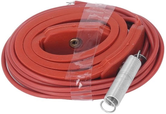 Vermigliatore a Olio Duraturo - Matrice di Riscaldamento in Silicone - Matrice di Riscaldamento con Termostato - Isolamento Affidabile - 220V - 15x370mm
