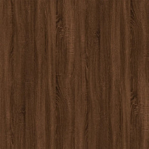 Mobile Porta TV a Parete Rovere Marrone 40x34,5x100 cm