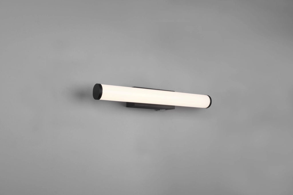 MATTIMO H2O APPLIQUE DA BAGNO LED 4,3W 450lm, 3000K NERO IP44 CON INTERRUTTORE L. 40,4CM