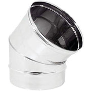GOMITO INOX AISI 304 45  °  CM 15