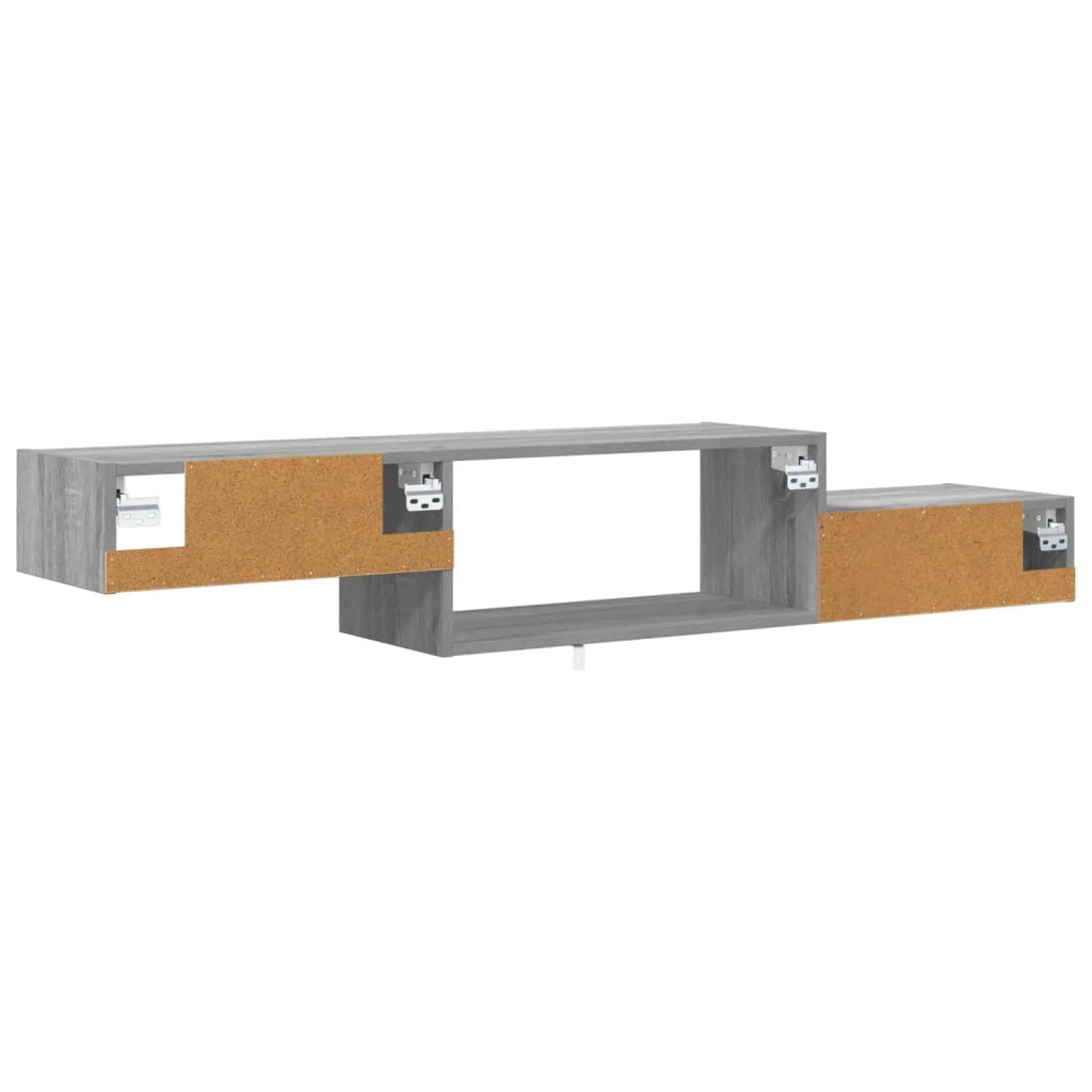 Mobile TV da Parete A parete Sonoma grigio 150 x 28 x 26 cm