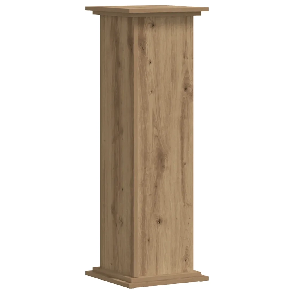 Supporto per Piante Rovere Artigianale 33x33x100 cm Truciolato