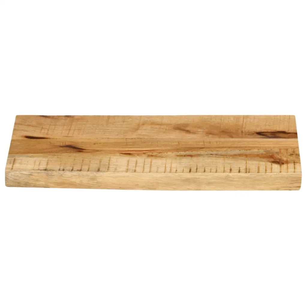 vidaXL Piano Tavolo 60x30x3,8 cm Bordi Vivi Legno di Mango Grezzo