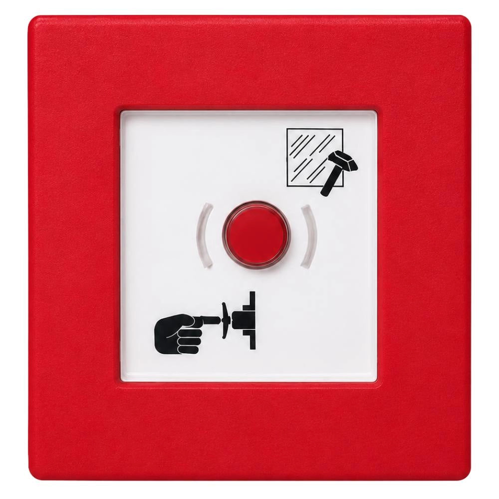 Centralino stagno di emergenza con pulsante rosso ip55