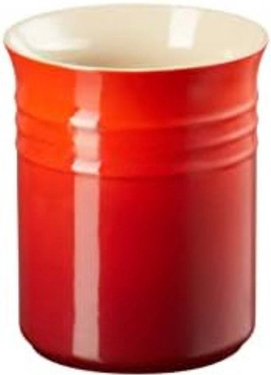 Porta utensili - Contenitore per utensili - 12,5 x 12,5 x 14,8 cm - Rosso ciliegio