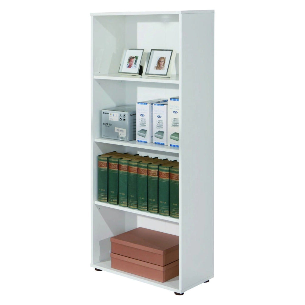 Biblioteca Jovencan, Libreria 3 Ripiani, 60x30x145h cm Bianco