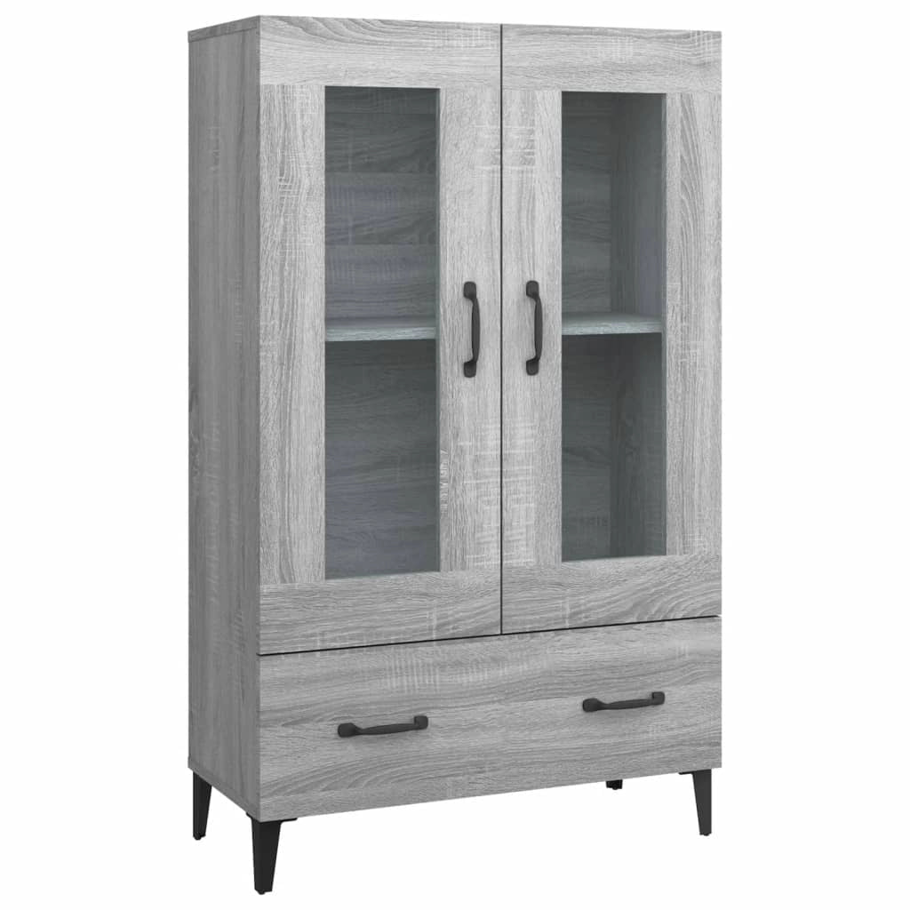 Buffet credenza cassettiera armadio mobile contenitore organizer cucina soggiorno Sonoma 70 x 31 x 115 cm legno ingegnerizzato grigio 02_0036508