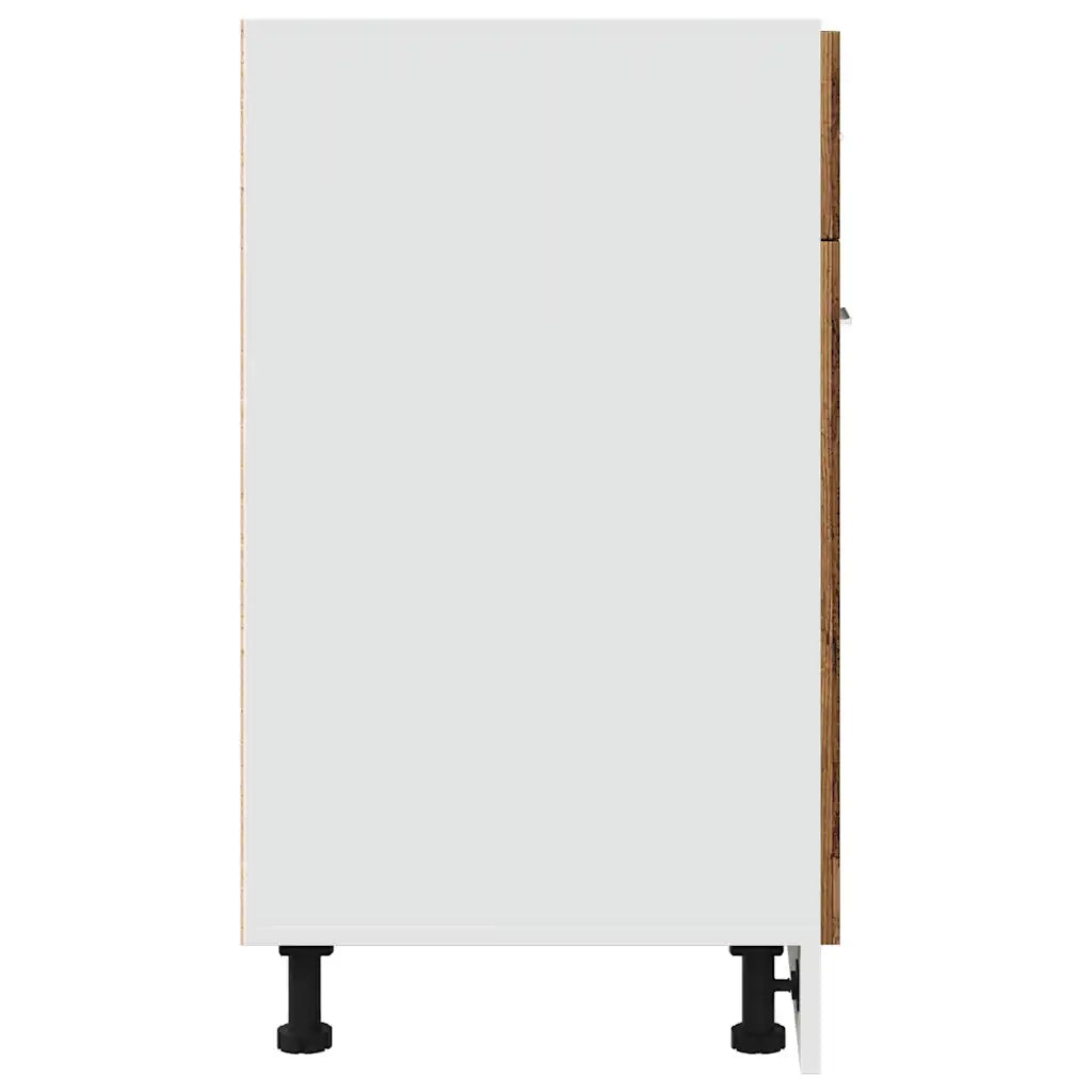 vidaXL Cassettiera “Lyon” Inferiore Legno Antico 60x46x81,5 cm