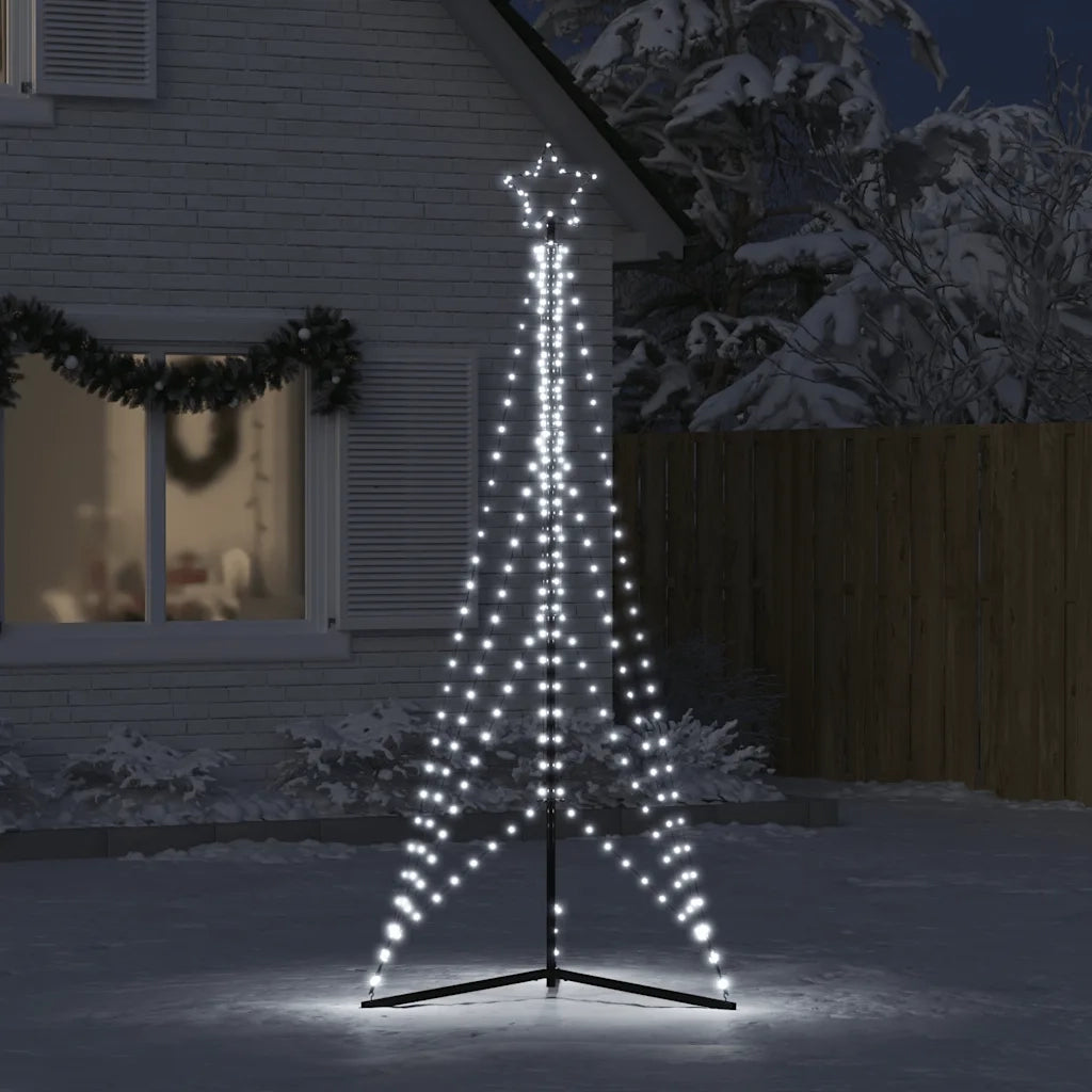 Albero di Natale a LED-Luci decorative natalizie 483 LED Bianco Freddo 240 cm
