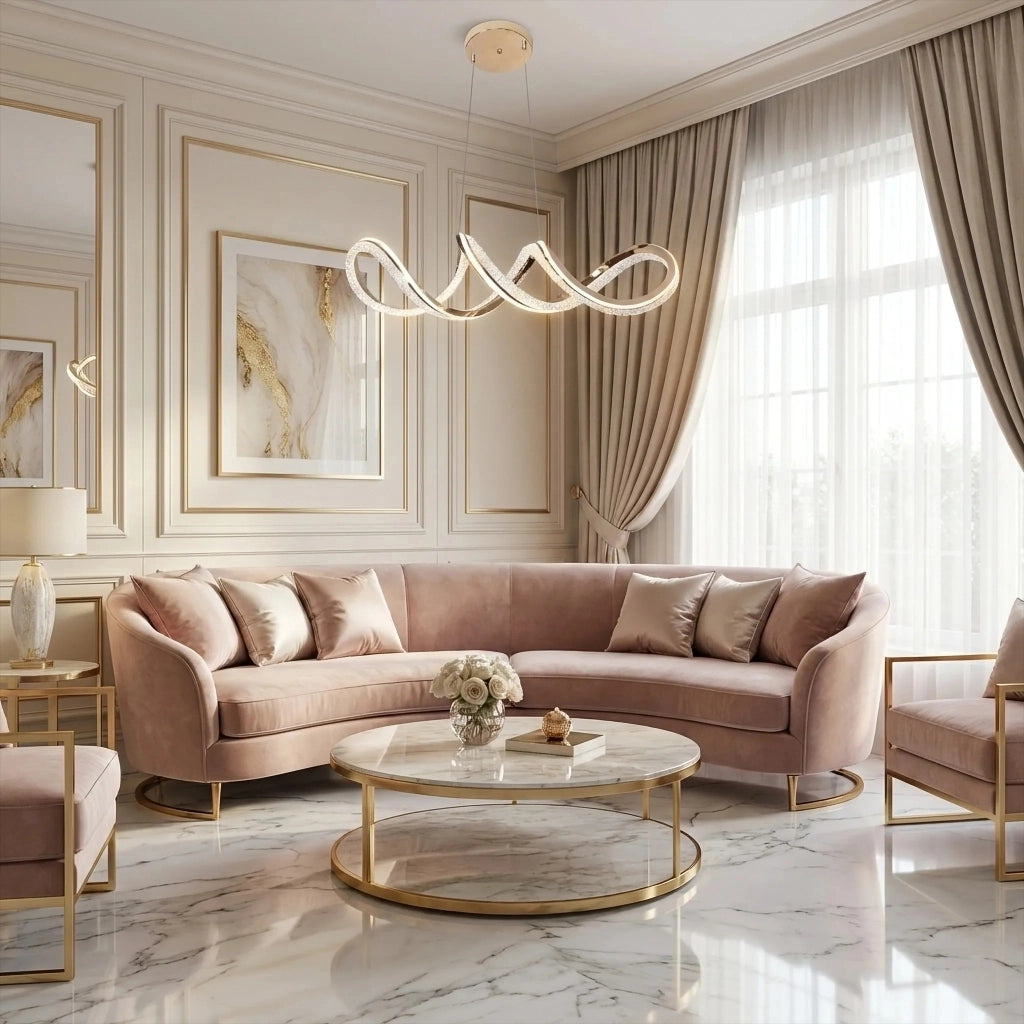 Lampada A Sospensione Da Soffitto G154-cp Gold