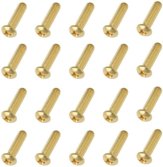 Viti M4x16mm a 20 pezzi - in rame - corrosione resistente - per gru - installazione facile - materiali di fissaggio