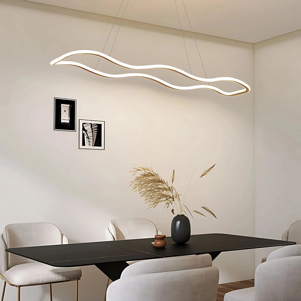 Lampada A Sospensione A Led Lhj027-cp 100cm Oro