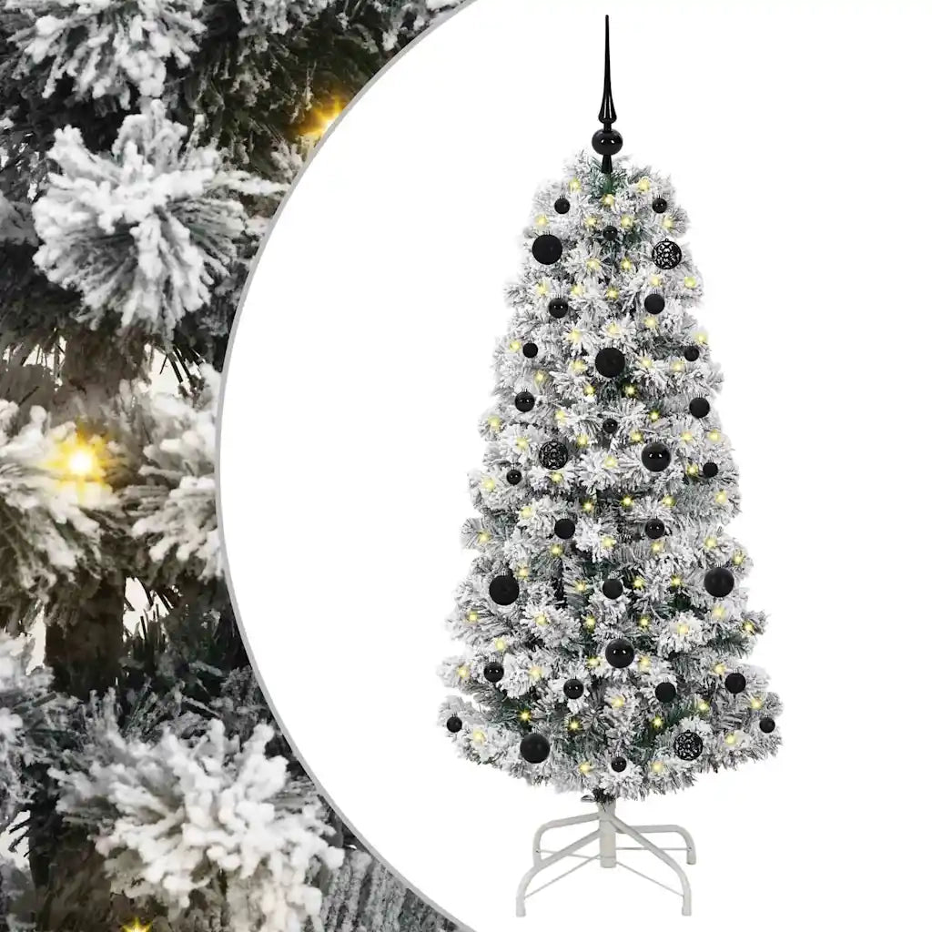 Albero di Natale Artificiale-Albero Natalizio con Rami Pieghevoli 150 cm 838433
