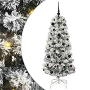 Albero di Natale Artificiale-Albero Natalizio con Rami Pieghevoli 150 cm 838433
