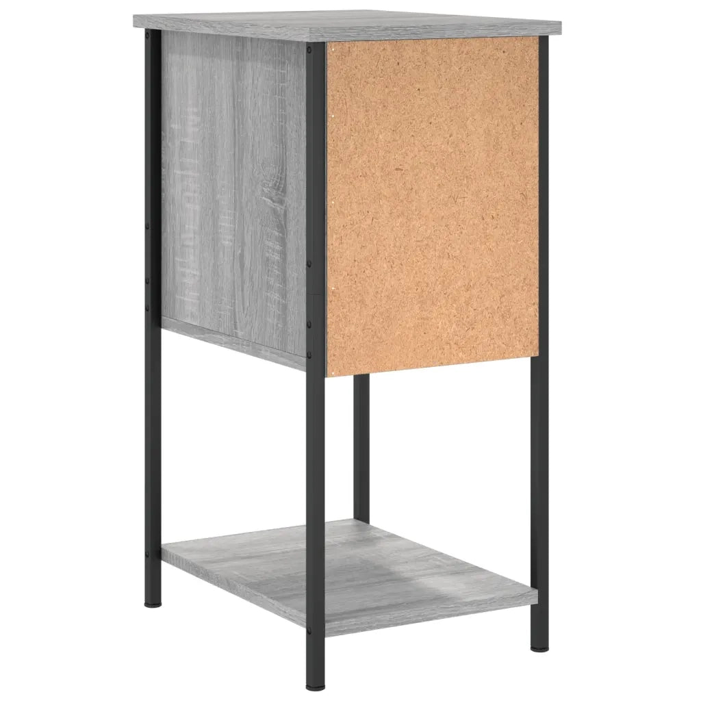 Comodino | Armadio da Notte | Mobiletto da notte Grigio Sonoma 32x42x70 cm in Legno Multistrato