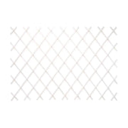 Traliccio Estensibile in PVC per Recinzione Giardino Verdemax Formato: 3 x 1 Mt, Colore: Bianco