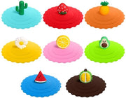 Coperchi in silicone a forma di frutta - Design kawaii - Sicuri per l'uso alimentare - Reutilizzabili - Idonei per caffè e tazze