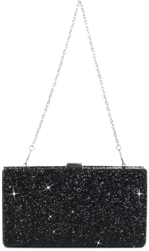 Tas da donna con effetto luccichio per due facce per matrimonio, gala e cocktail