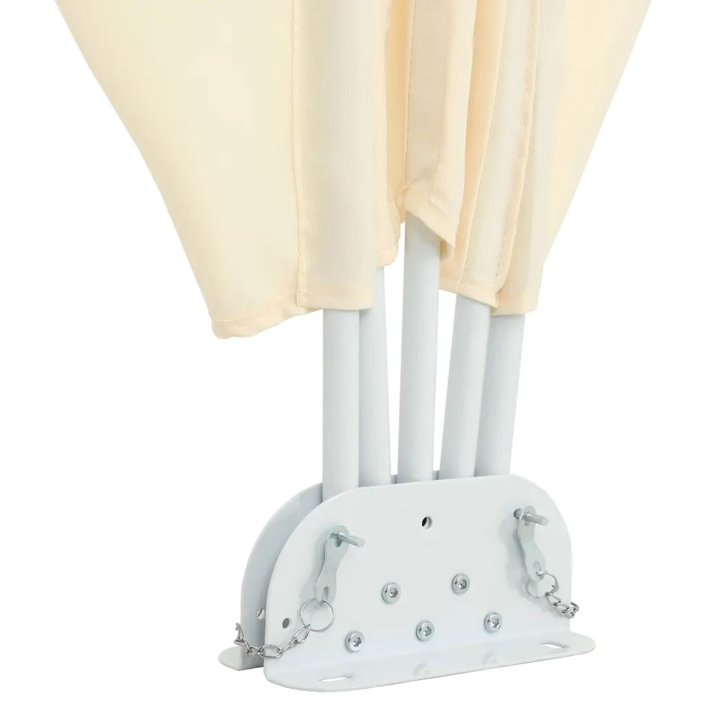 Tenda Laterale per Terrazza Pieghevole-Tenda parasole per balcone Crema 400x200 cm