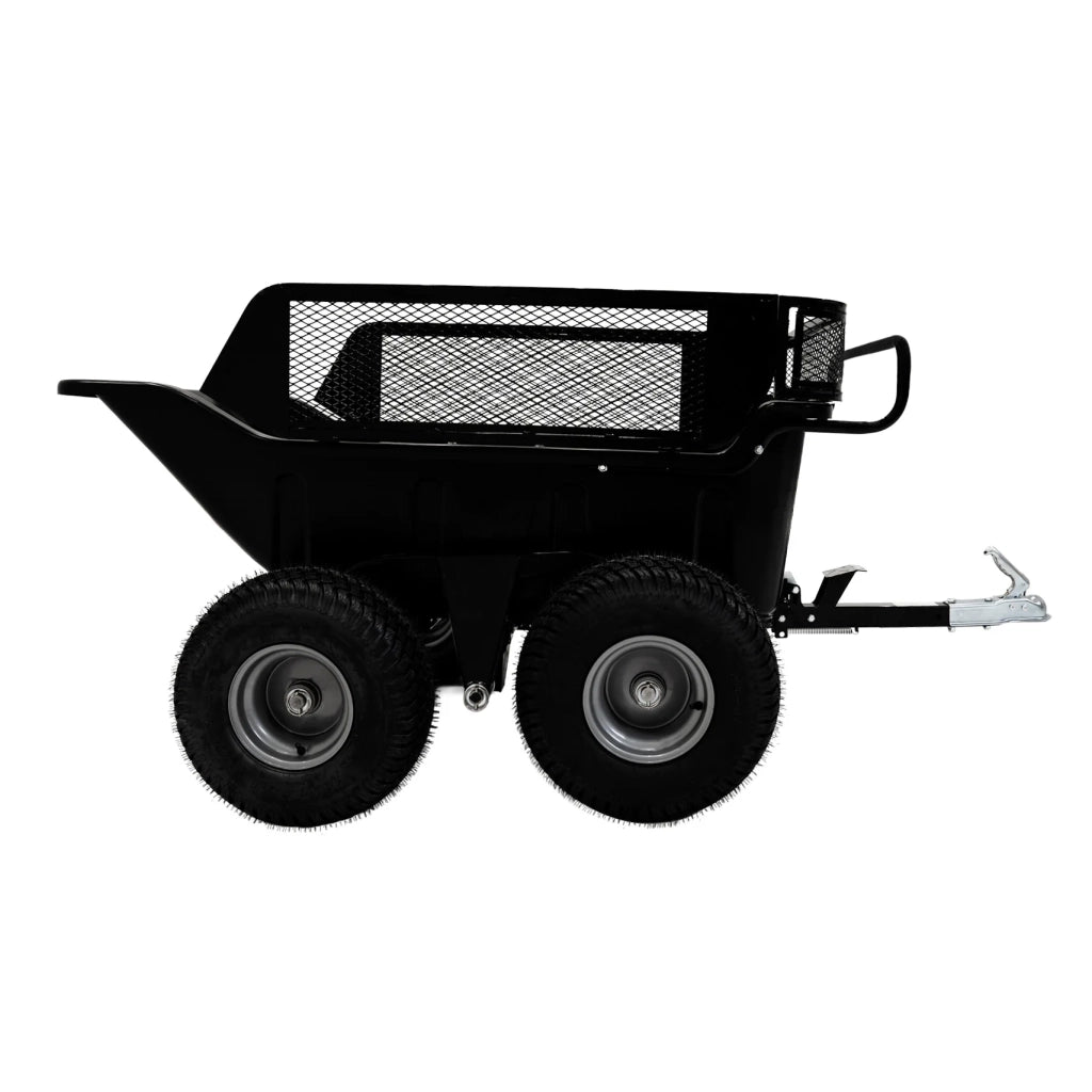Rimorchio Ribaltabile ATV Quad Tosaerba 680kg Off Road Pesante Giardino Fattoria