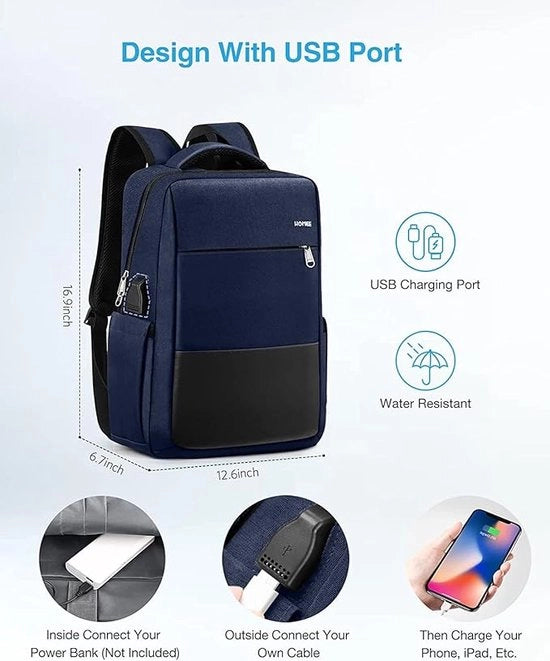 Borsa da Scuola per Adolescenti Ragazza e Ragazzo Borsa da Laptop per Università Scuola Secondaria Ufficio Viaggio Studentesco