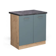 Vicco Mobile lavello cucina Grigio-blu 80 cm , PL Antracite