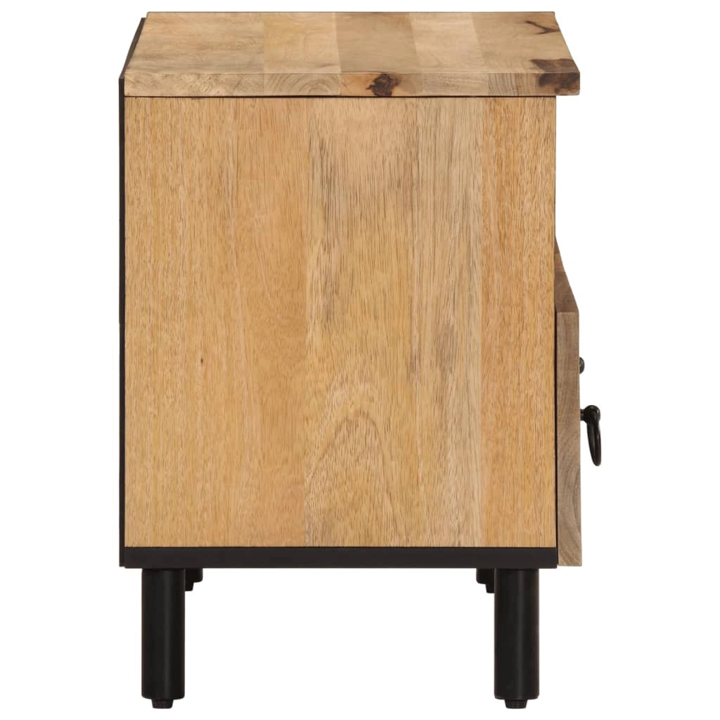 Mobile TV multimediale scaffale per televisione televisore buffet sala da pranzo soggiorno camera da letto 70 x 33 x 46 cm legno massello di mango marrone 02_0026183