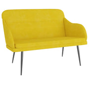 Panca/panca 110 x 76 x 80 cm velluto giallo 02_0010511