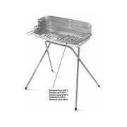 Barbecue ompagrill 60400 aluminized 60 40 professional grigio e allumi