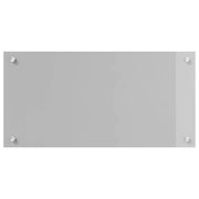 Schienale da cucina Grigio chiaro 80 x 40 cm vetro temperato CFW6708720
