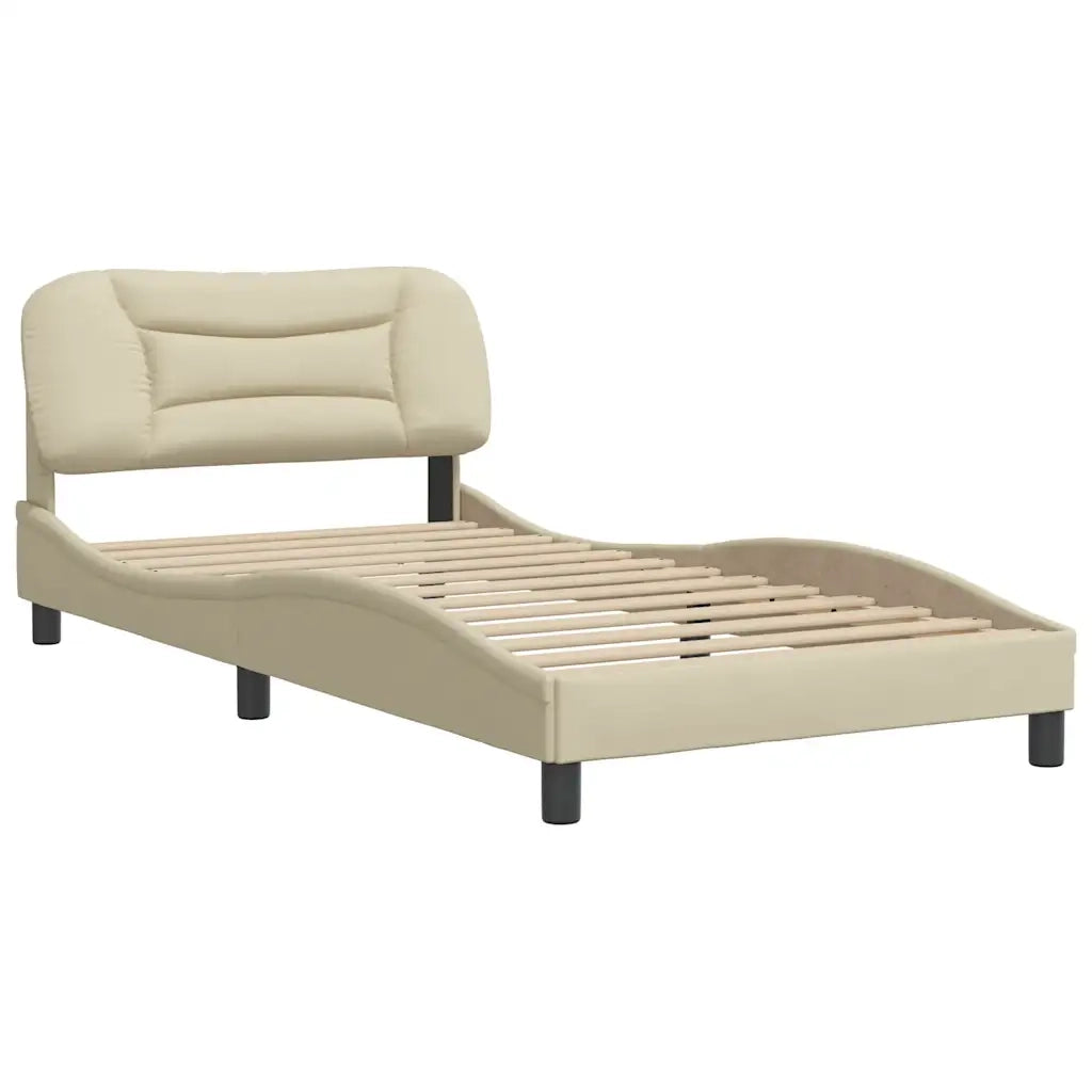 Giroletto senza Materasso Hvar Crema 100x200 cm in Tessuto