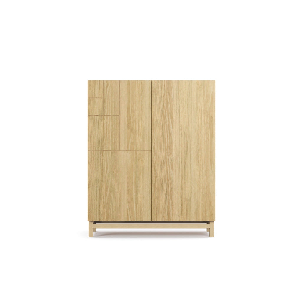 Scarpiera Herdasa effetto rovere dorato 112x90x27