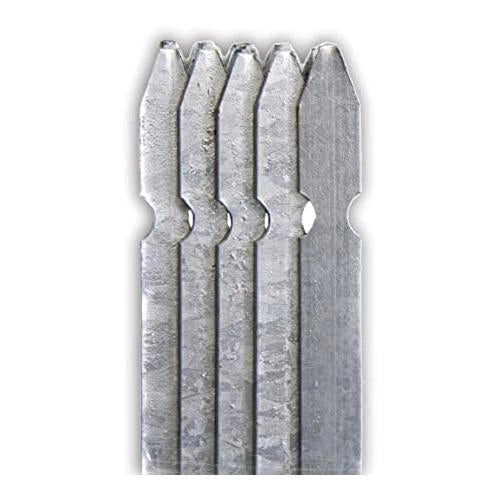 PALO PALETTO a T Altezza 200 cm in Acciaio PLASTICATO VERDE 30X30X3 mm Cf. 5 pz