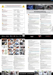 Etichetta di motorizzazione adatta per KTM 1390 Superduke R X801904VA - posizionata lateralmente