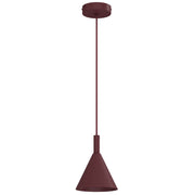 Lampada a sospensione Vins 1xGU10 bordo acciaio Luminex