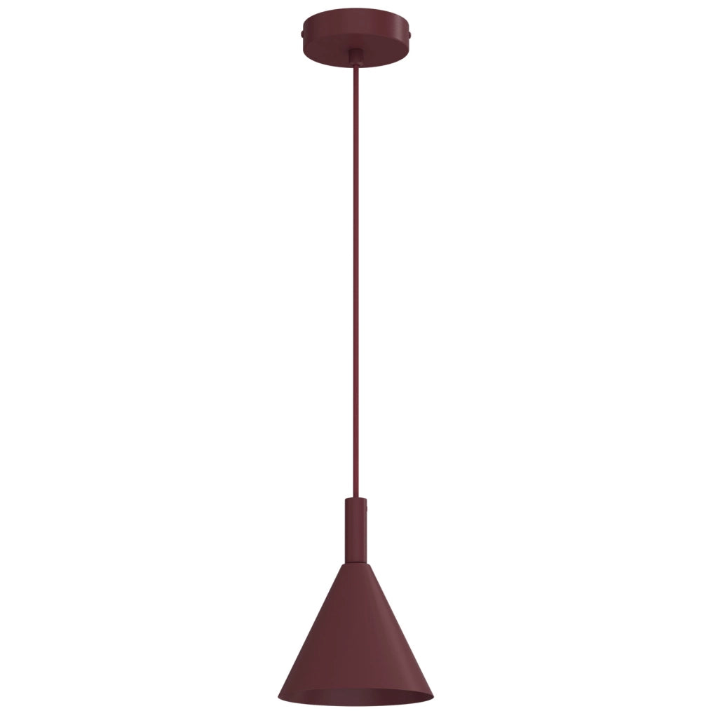 Lampada a sospensione Vins 1xGU10 bordo acciaio Luminex