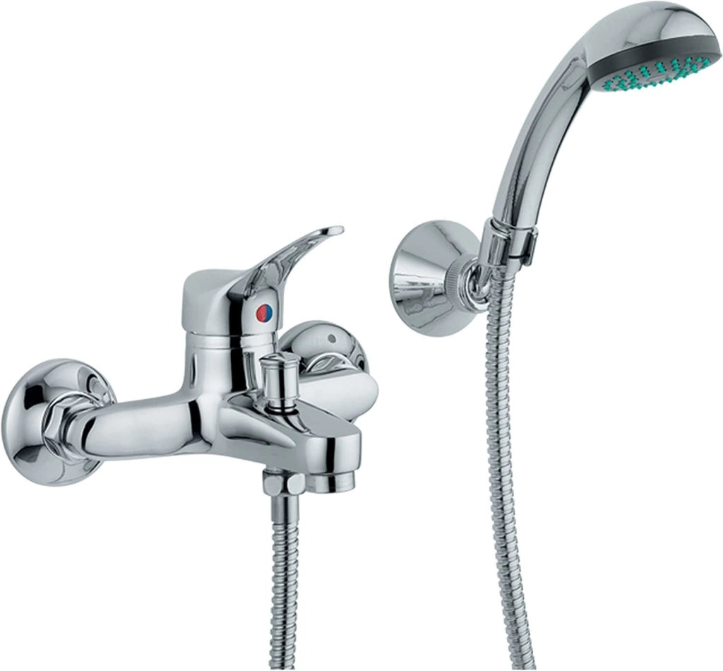 Rubinetto miscelatore vasca completo di flessibile