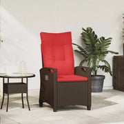 Sedia da giardino reclinabile 56 x 60 x 112 cm acciaio 42026846