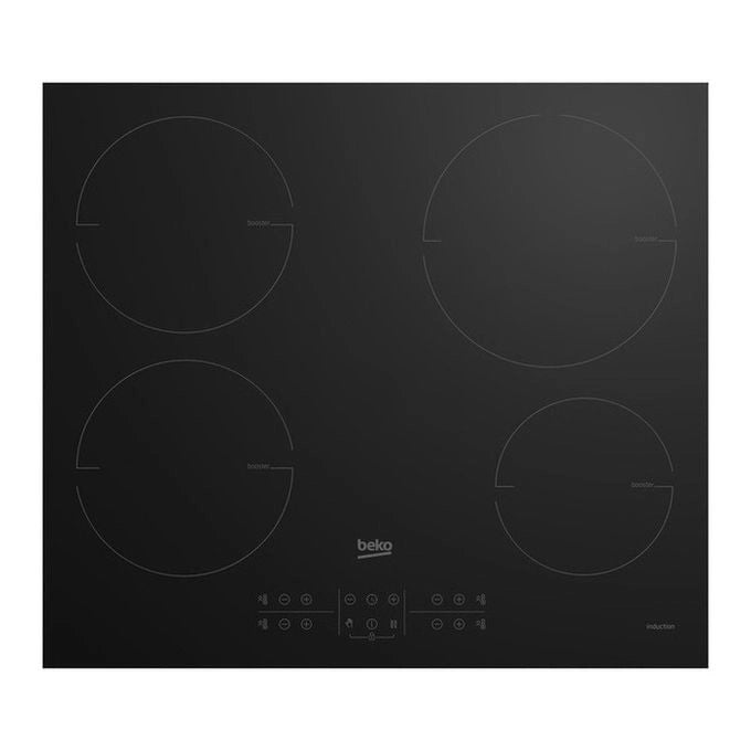 Beko HII64200MT piano cottura Nero Da incasso 60 cm Piano cottura a induzione 4 Fornello(i)