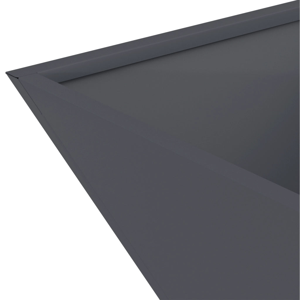 Fioriera in Plastica Antracite Plastica 35 x 35 x 15 cm Durevole
