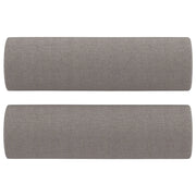 Cuscini Decorativi 2 pz Tortora ?15x50 cm in Tessuto CFW1056247